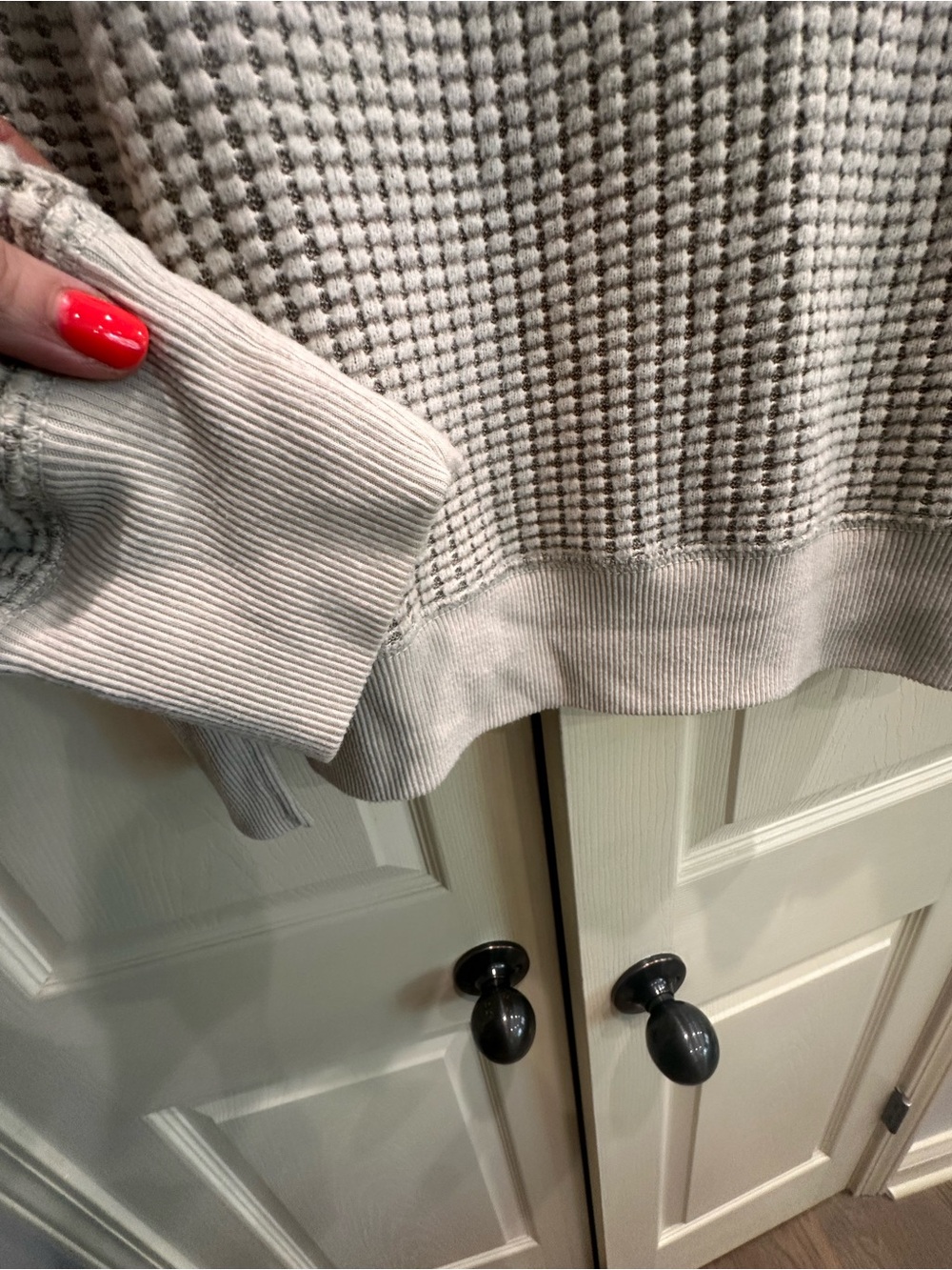 AE big hug waffle sweater - Picture 4 of 4